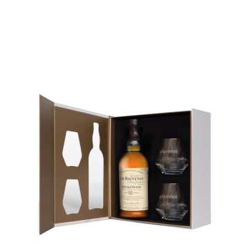 BALVENIE 12Y. DOUBLEWOOD GIFTPACK WITH GLASSES