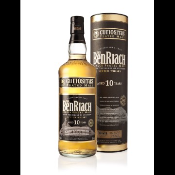 BenRiach 10 yr Curiositas Single Peated Malt Whisky